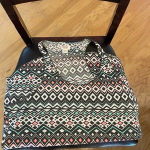 Multi-colored tank top